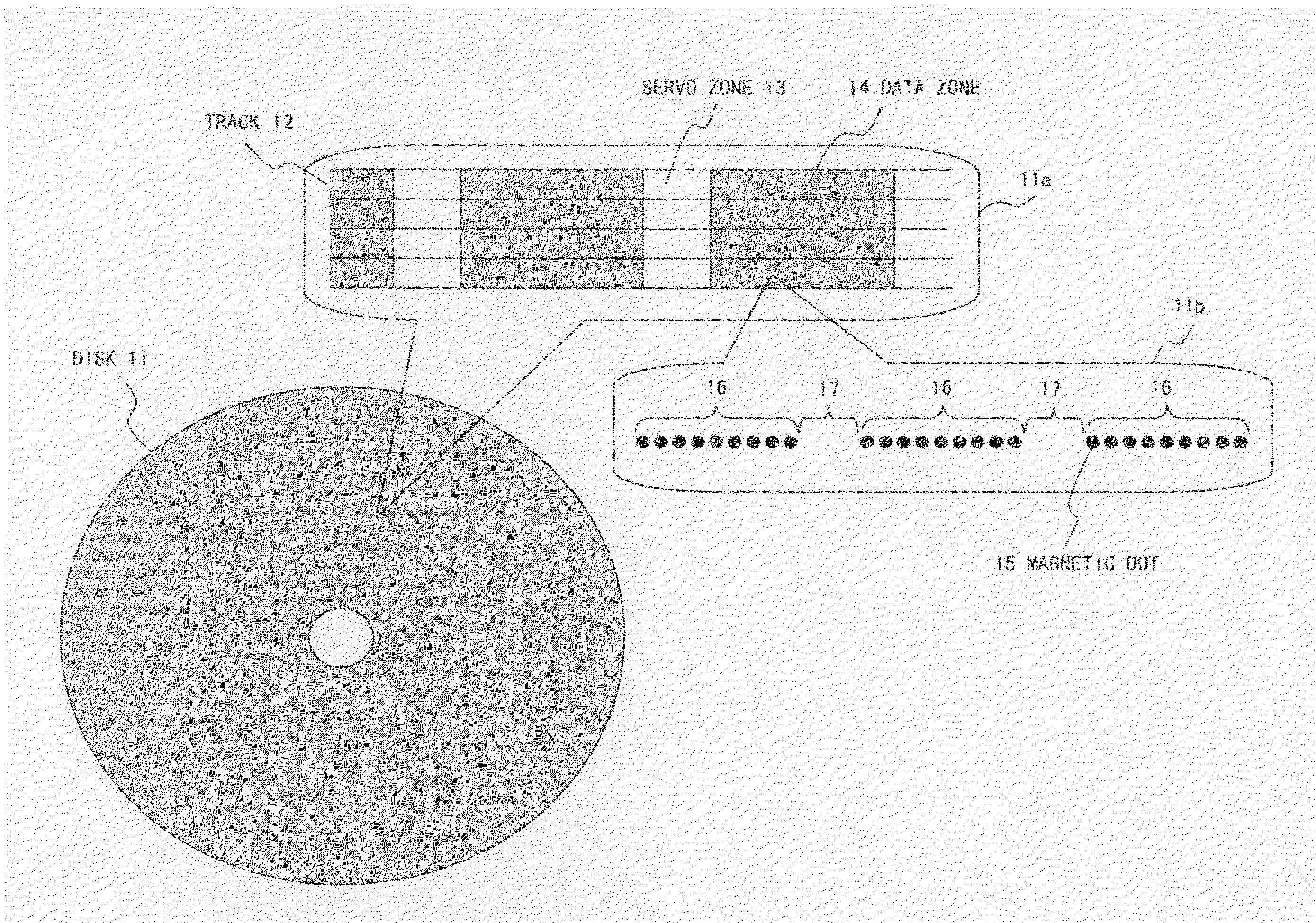 Clock extraction method for patterned medium, clock extraction circuit for patterned medium and patterned medium