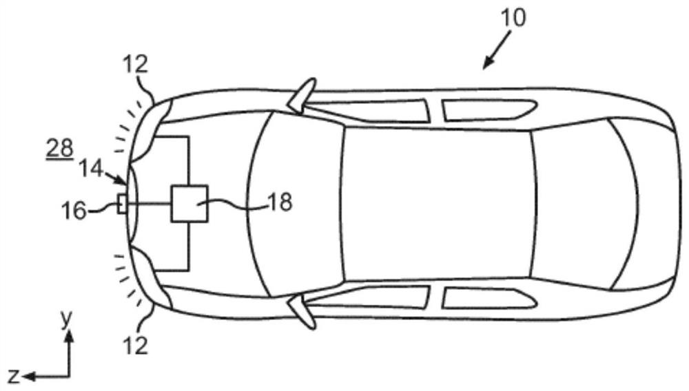 Method for calibrating a position of a matrix headlamp of a motor vehicle, control device, and motor vehicle