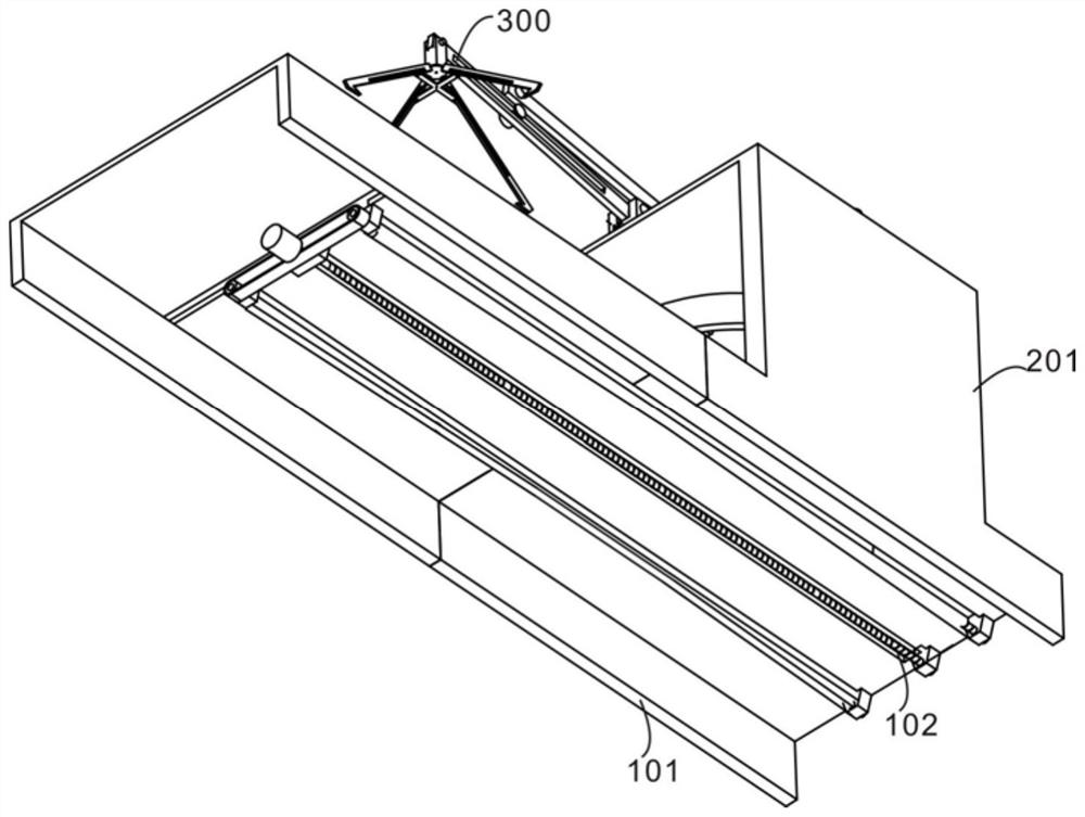 An unpacking device for a complete set of switch test equipment with primary and secondary fusion