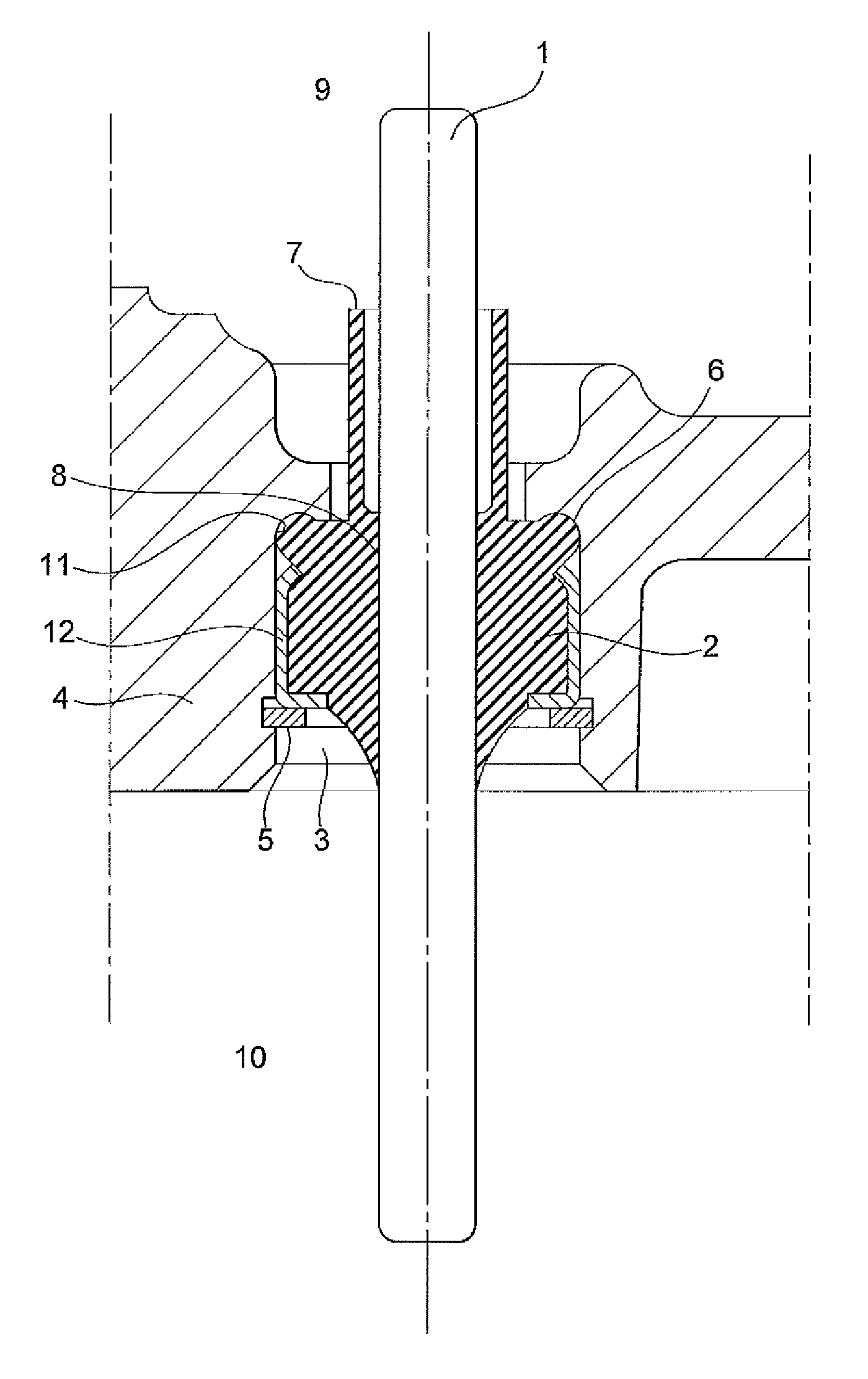 Electrical feed-through for hermetic compressors