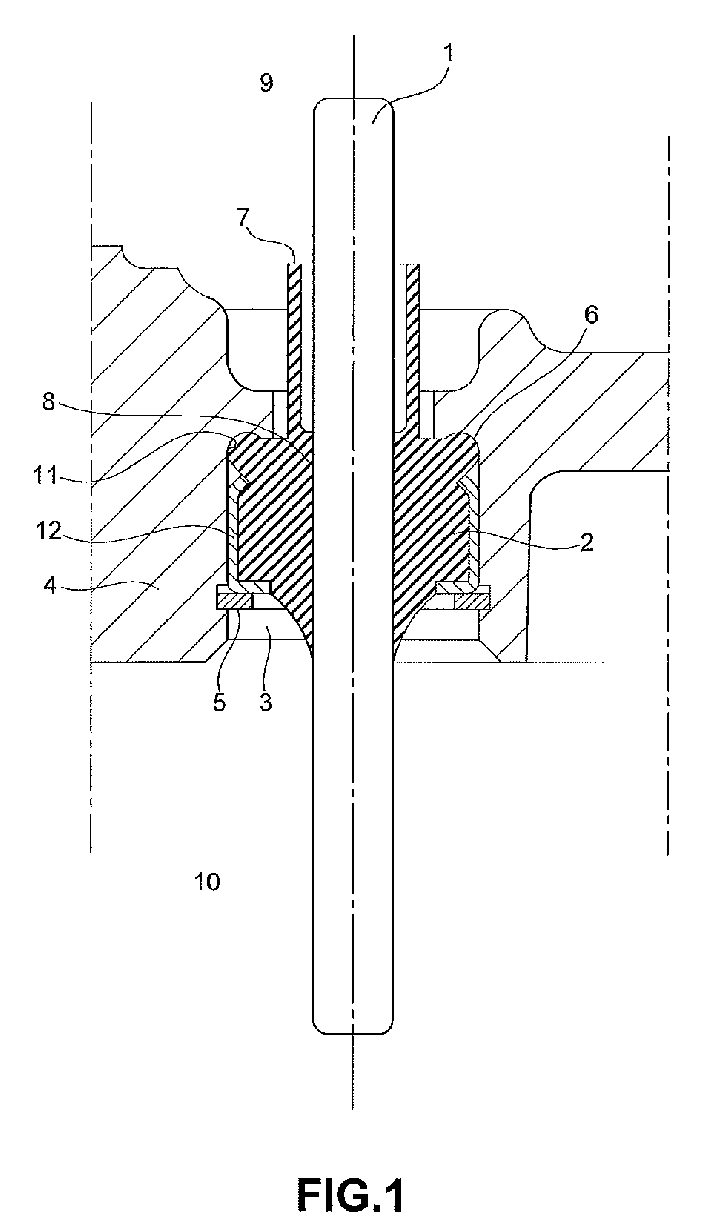 Electrical feed-through for hermetic compressors