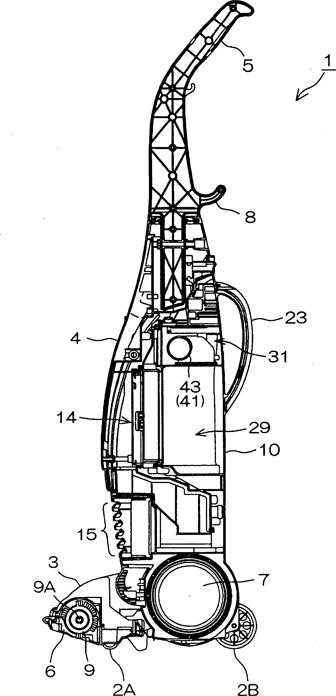 Dust collector for vacuum cleaner