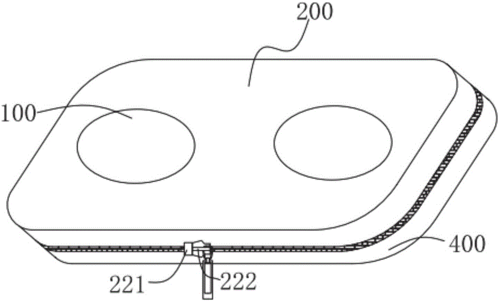 Portable virtual reality glasses and portable virtual reality 3D display device