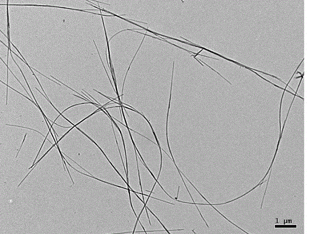 Method for preparing high-length-diameter-ratio calcium sulfate nanowires under low-temperature conditions