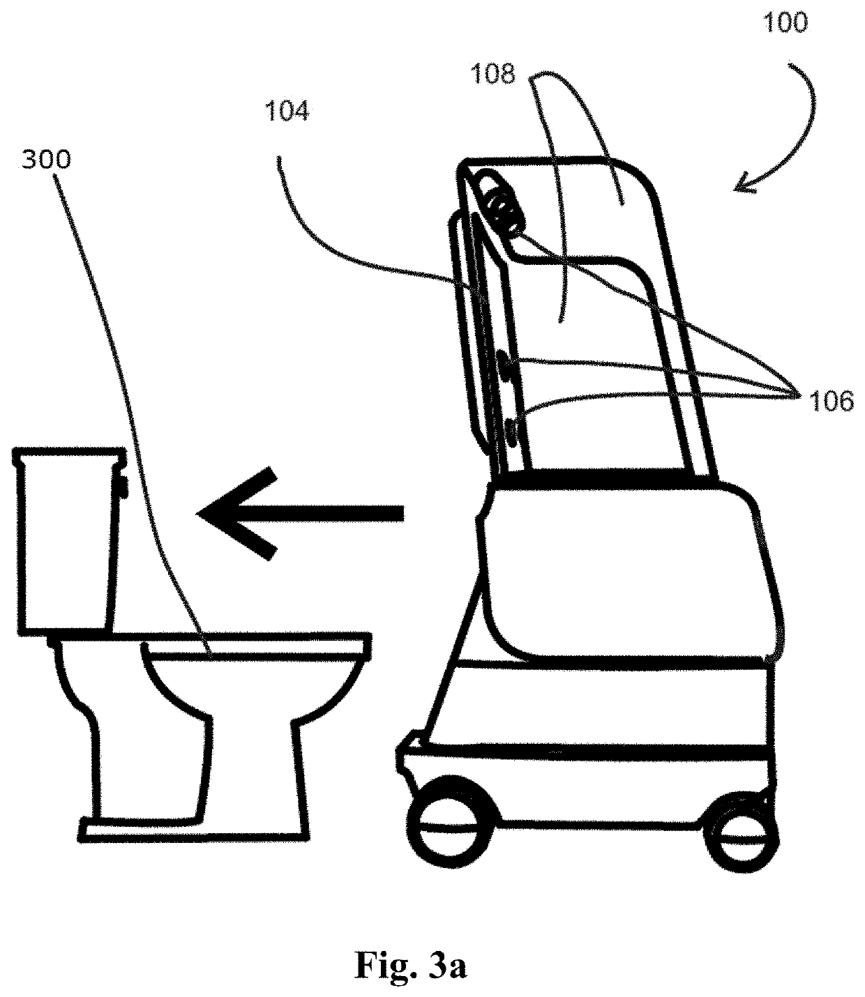 Semi-open showering device