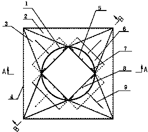 Flow equalization structure for air inlet of heat exchanger plate beam