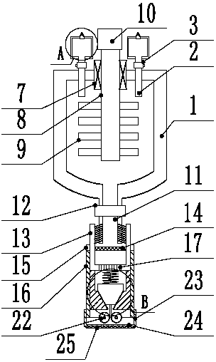 Medicine application device for dermatology department medical care