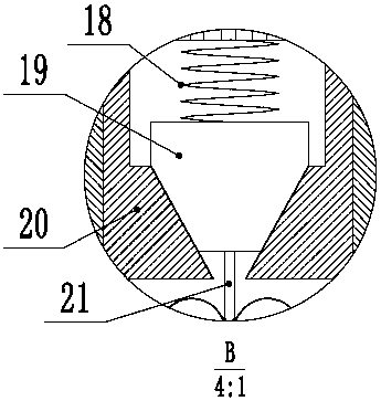 Medicine application device for dermatology department medical care