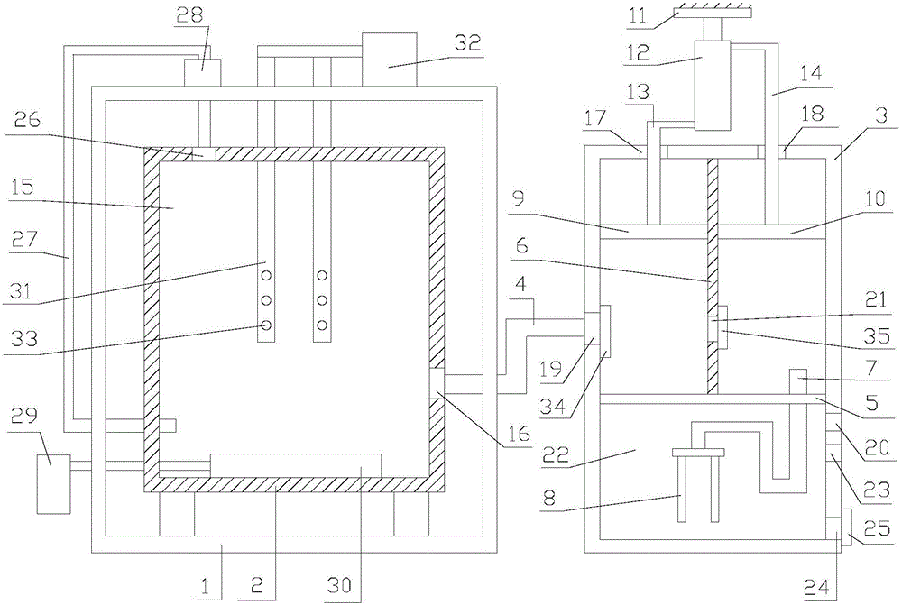 Device for domestic waste treatment