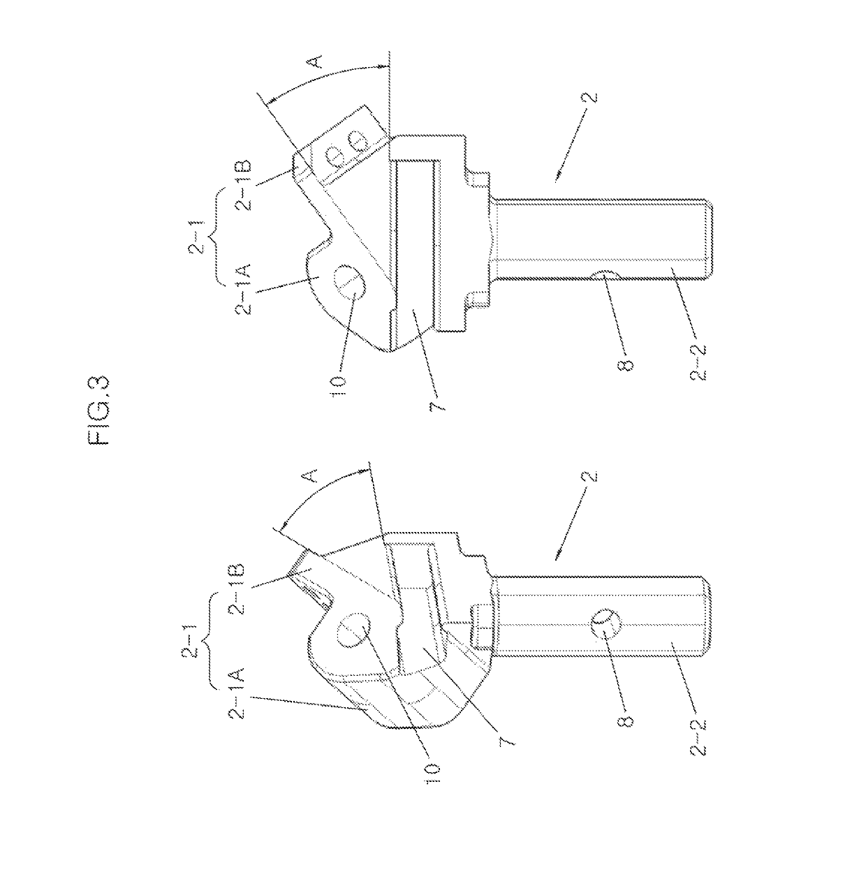 Folding articulating missile fin having sliding block detent mechanism and guided missile