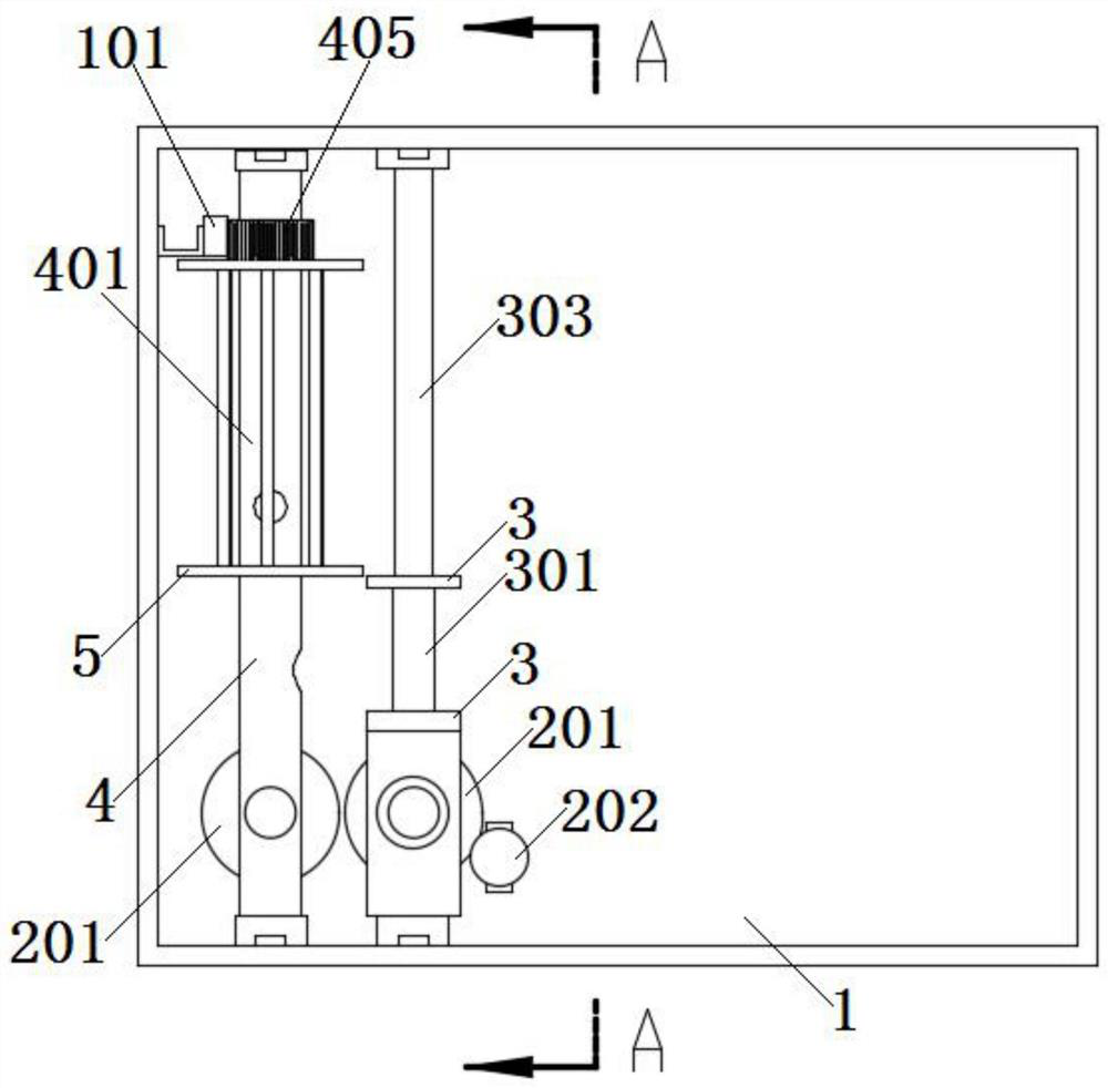 A charging pile with a wire-receiving function