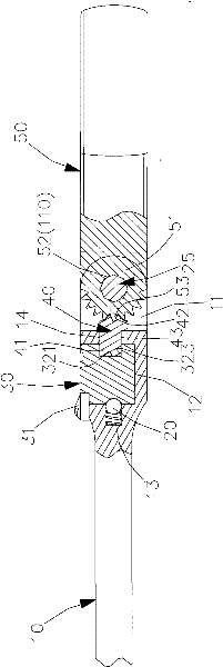 Tool head positioning structure of head shaking wrench