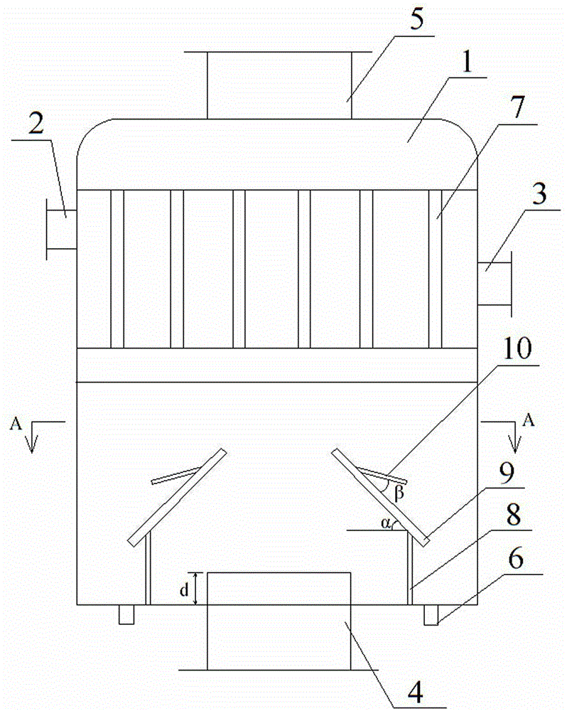 Energy saver with condensate water guide flow plate