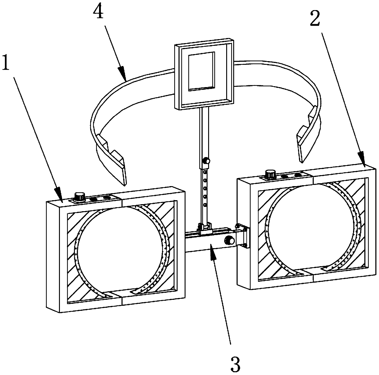 Postoperative supporting frame for urinary surgical department