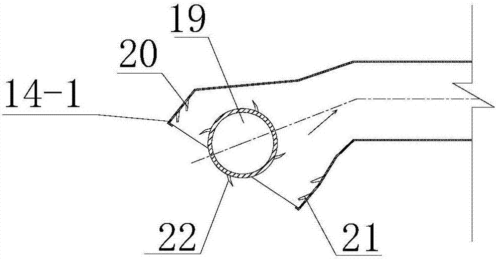 A device for dredging under the wharf and its construction method