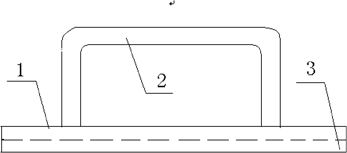 Plastering and trough-pulling construction method of face brick wall surface and pull trough plate