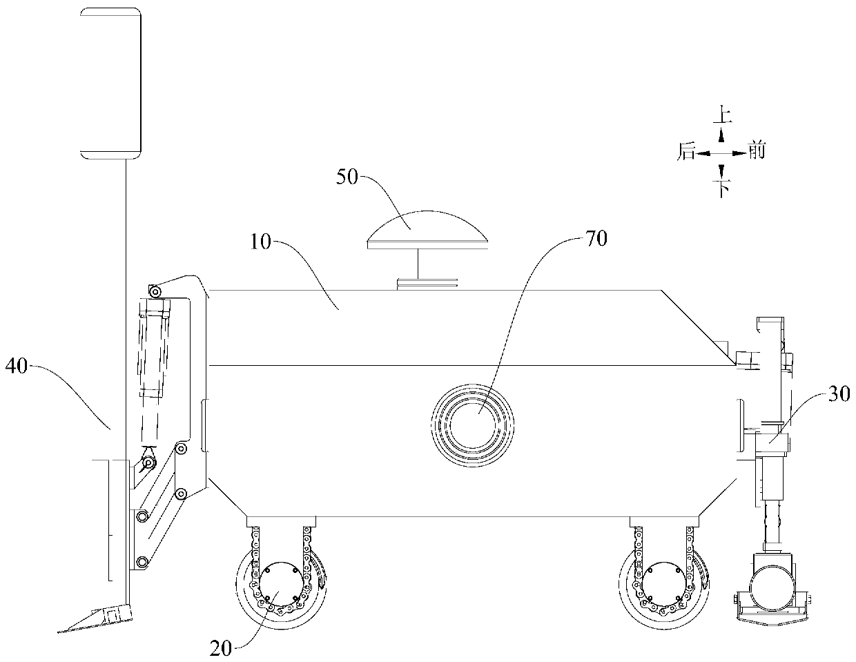 Leveling robot