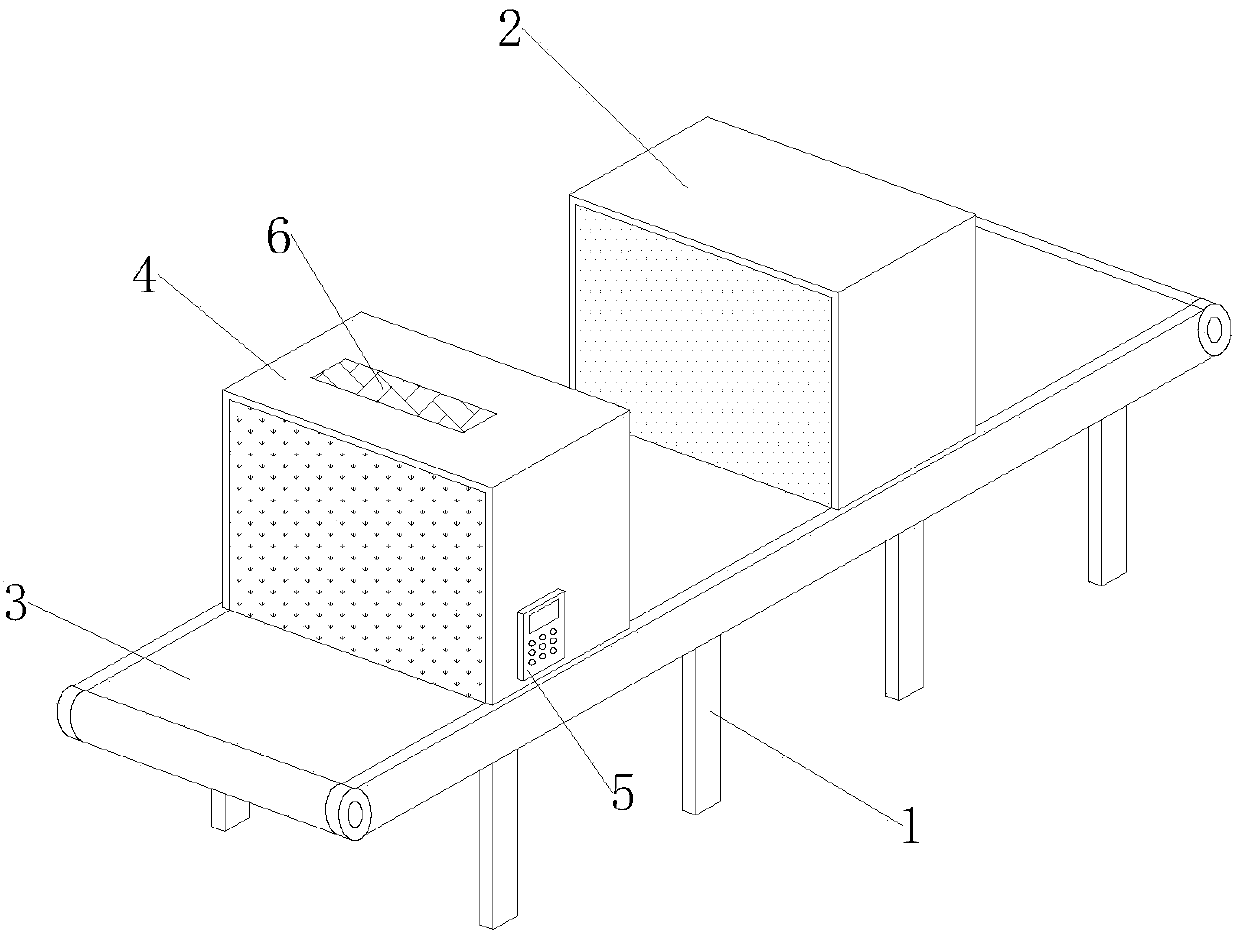 Hardware fitting rustproof packaging machine