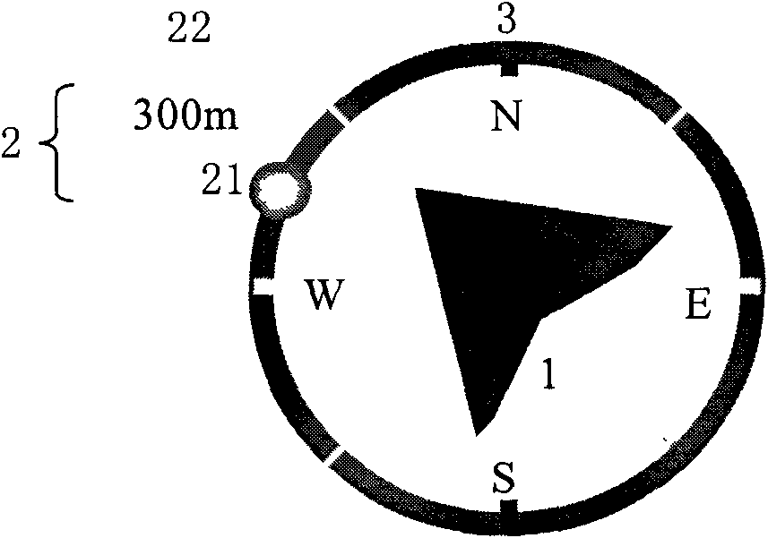 Navigation display interface and navigation display method