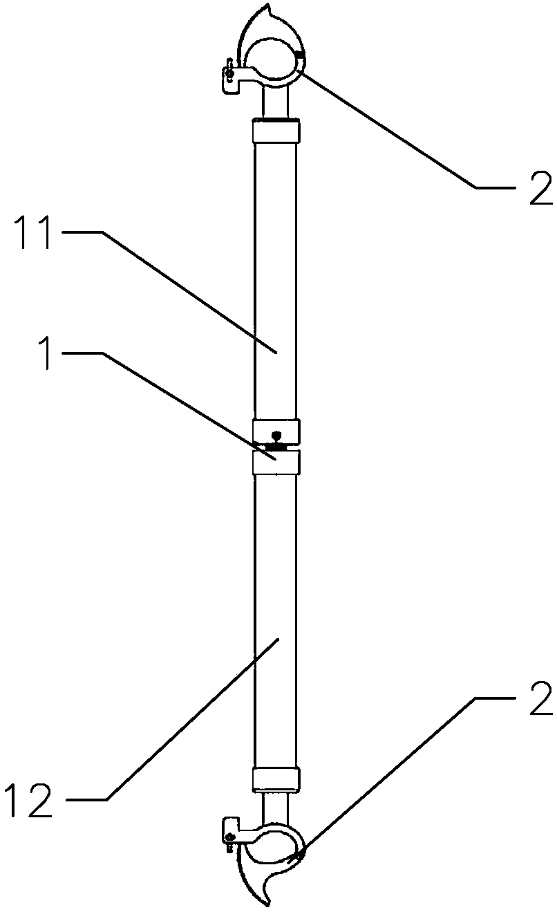 Multifunctional insulated holding pole allowing live replacement of high-voltage drop-out fuse