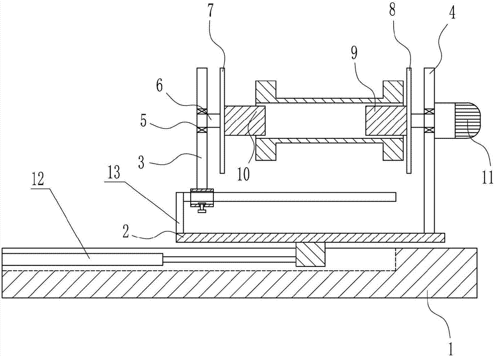 Quick cable winding equipment for electric power engineering