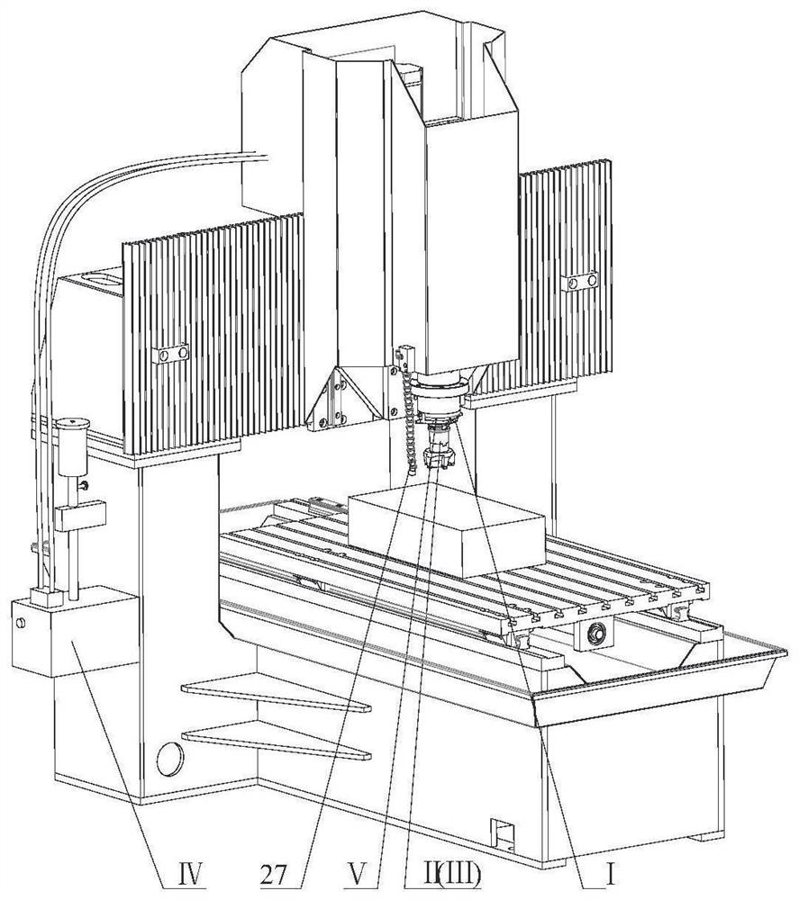 Medium circulation heat dissipation milling system based on intelligent switching of internal cooling and external cooling