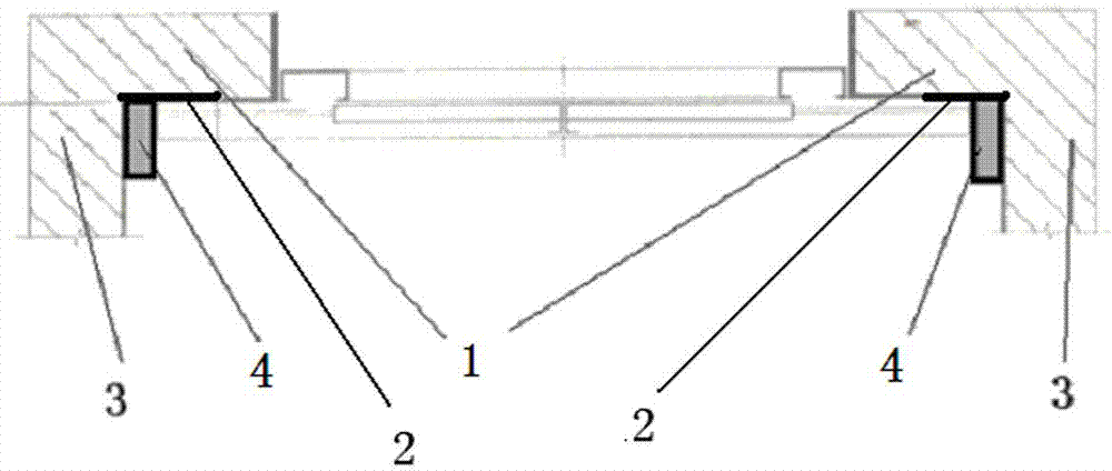 Method for mounting elevator landing door