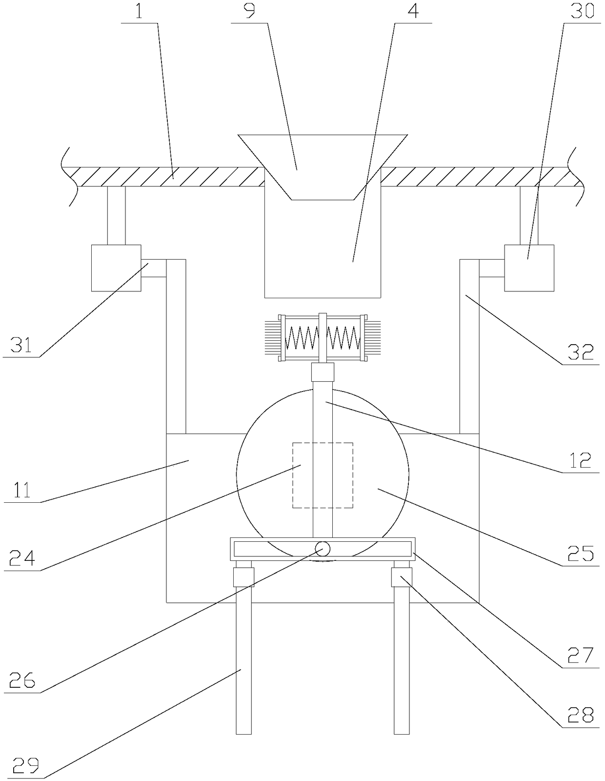 Concrete mixing equipment with dredging and cleaning functions