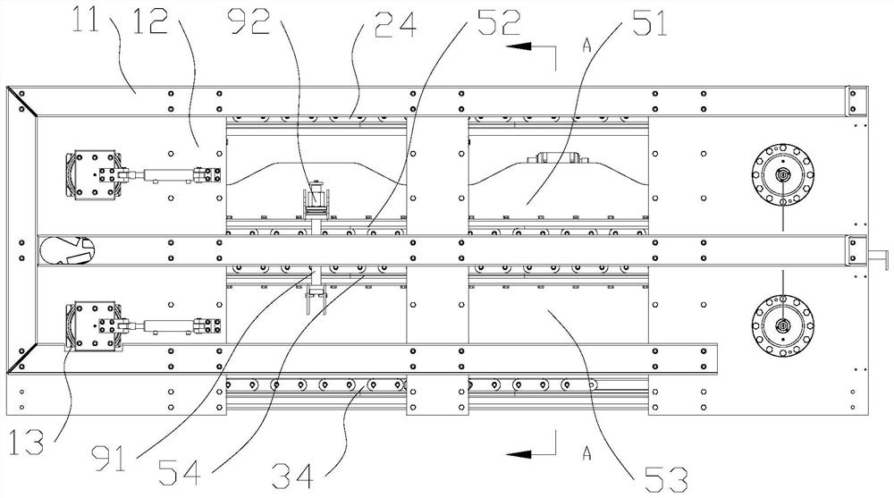 Clamping and conveying device