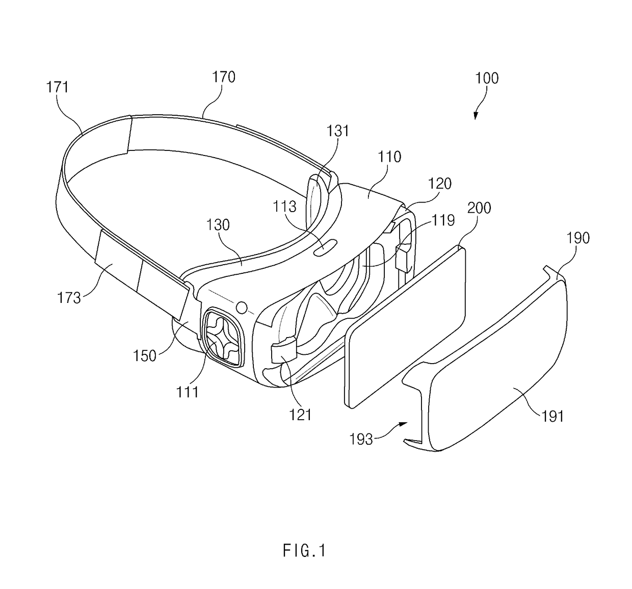 Band connecting device and head mounted display including the same