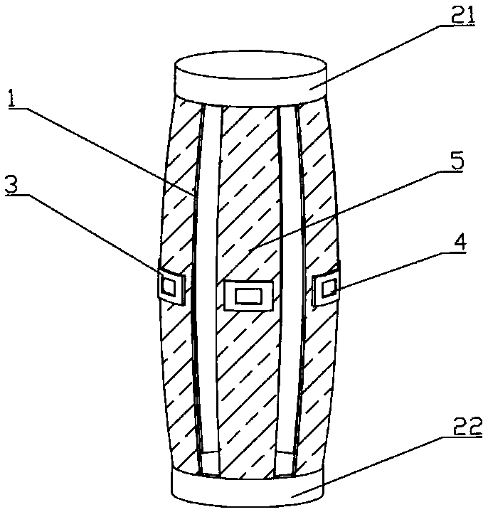 Fluorescent inset pasting device