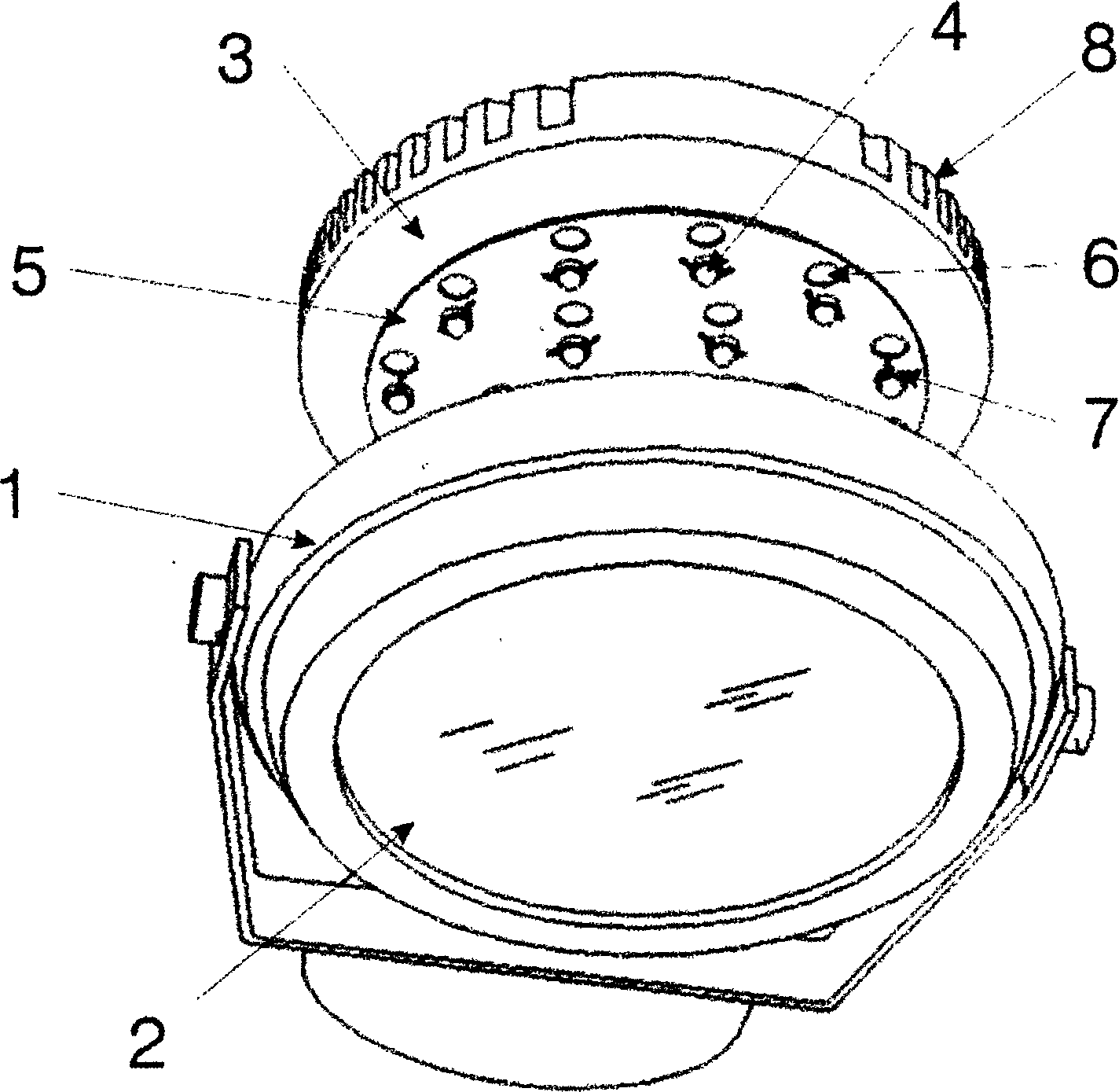 LED lamp for improving heat radiation effect