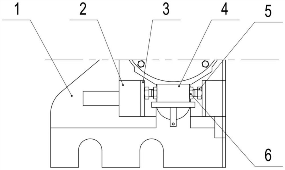 Novel rolling mill balance base