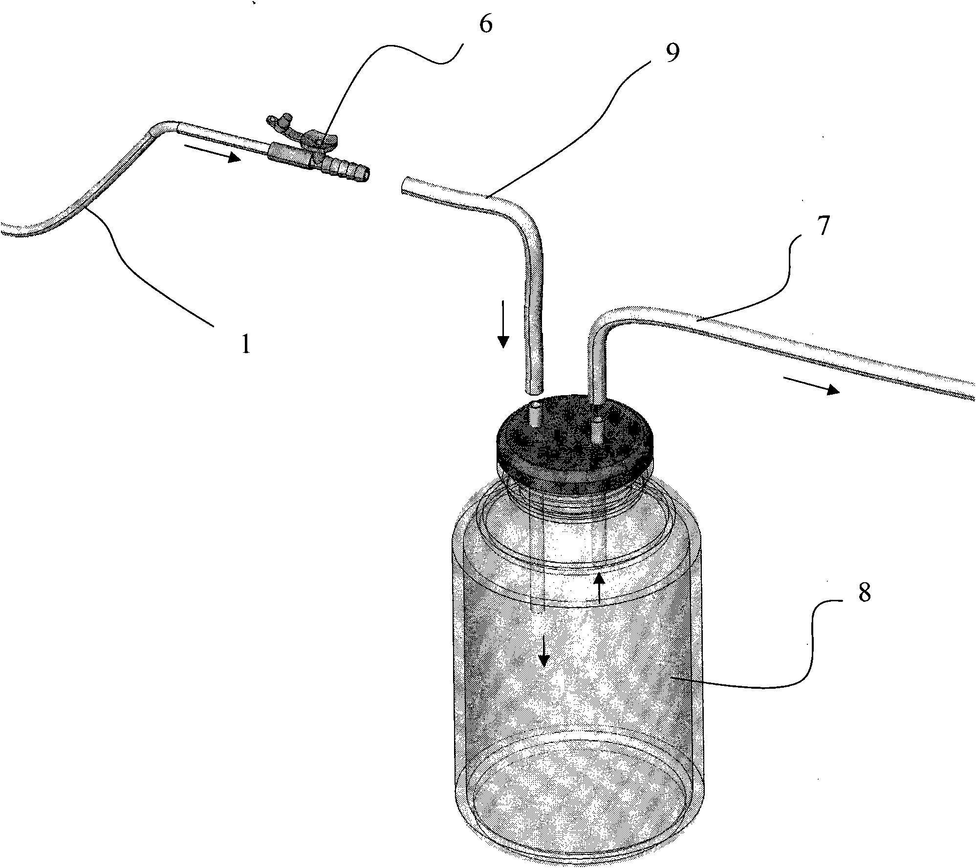 Double-negative pressure sputum aspiration device