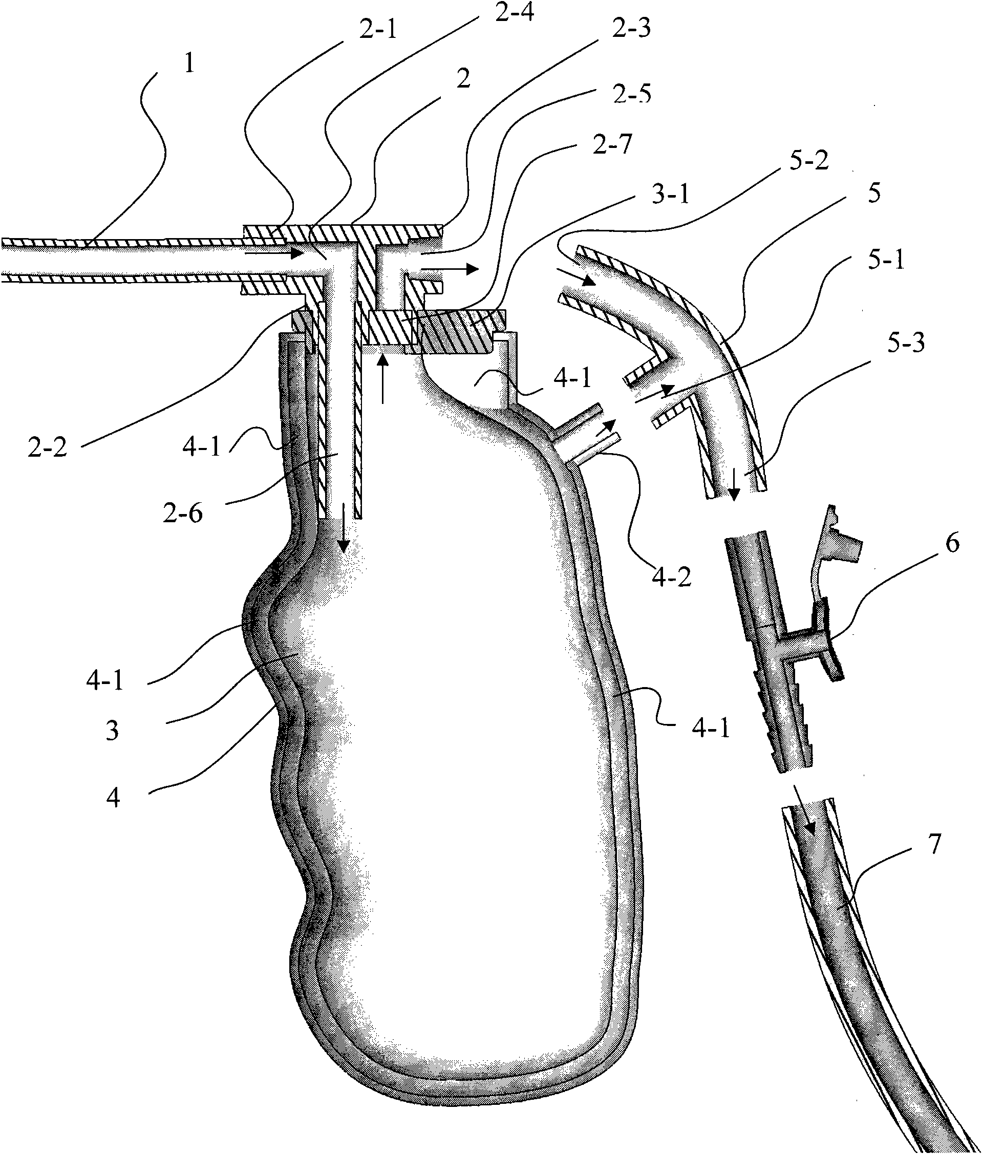 Double-negative pressure sputum aspiration device