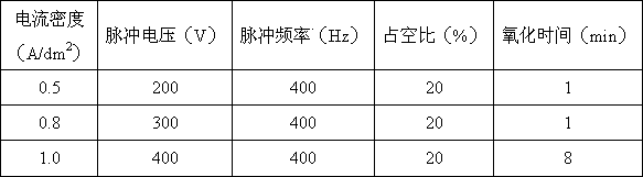 Two-step cast aluminium alloy micro-arc oxidation treatment method