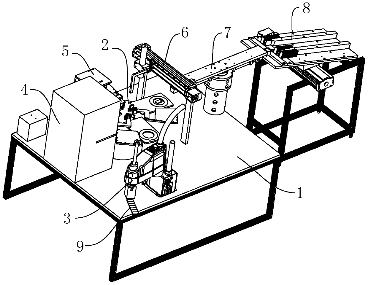 Automatic magnetizing and demagnetizing equipment of magnetic workpieces