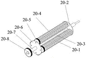 High-thrust cable winding displacement equipment capable of delayed automatic reverse and winding displacement method thereof