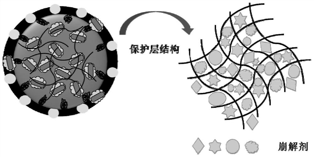 Plant growth regulator by-product microcapsule