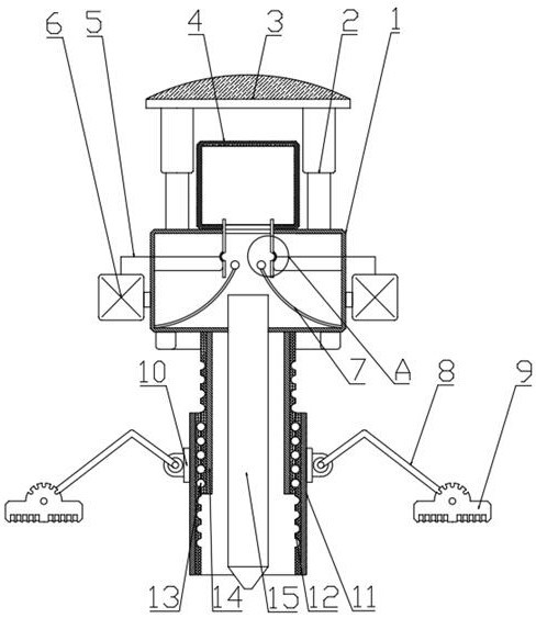 A puncture and drainage device for abdominal surgery in gastrointestinal surgery