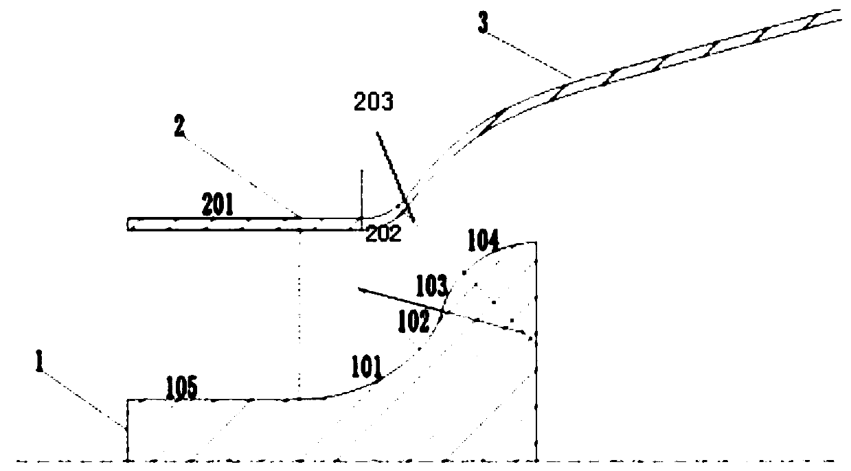 A Double-Bell Expansion-Deflection Nozzle