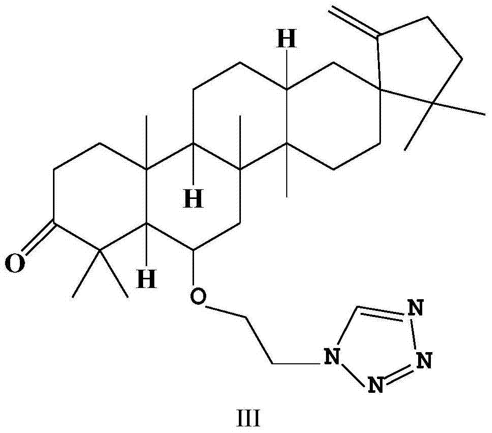 Application of cleistanone O-(1H-tetrazole)ethyl derivative in preparation of antibacterial drugs