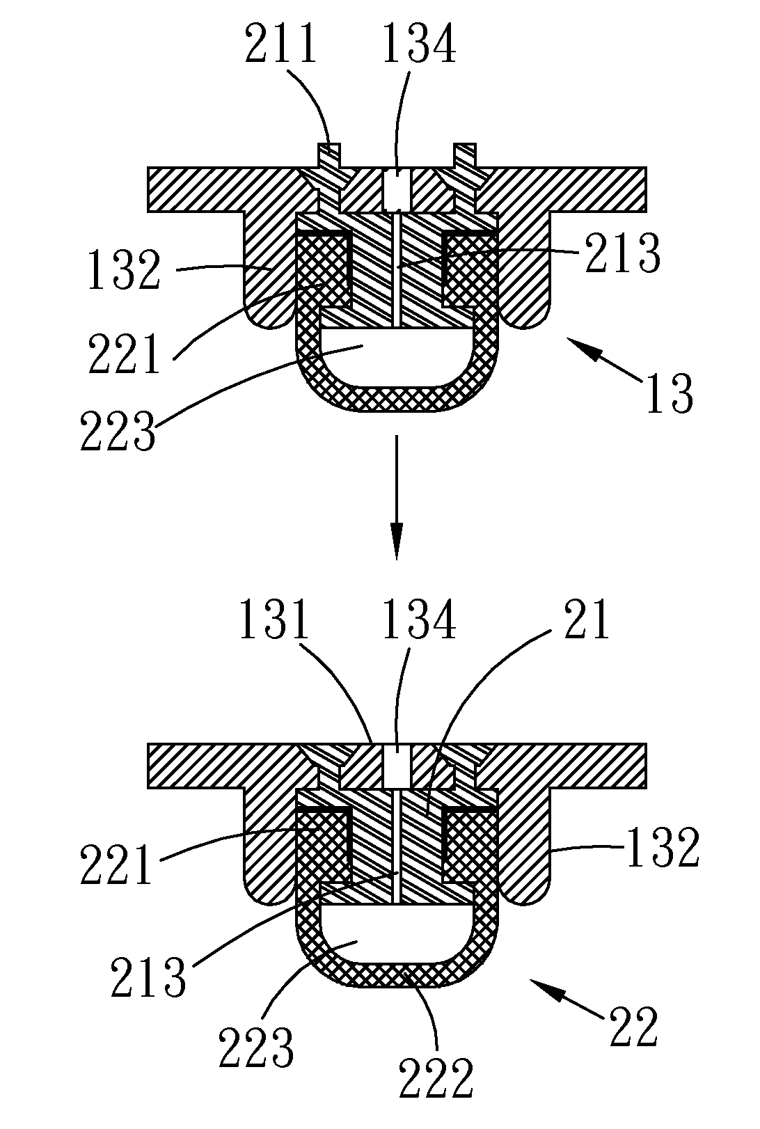 Foot pad structure