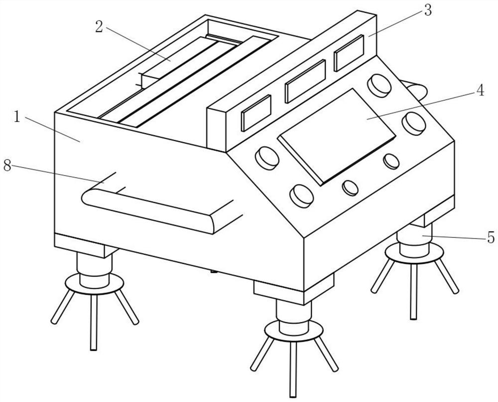 Building wall perpendicularity intelligent detection device