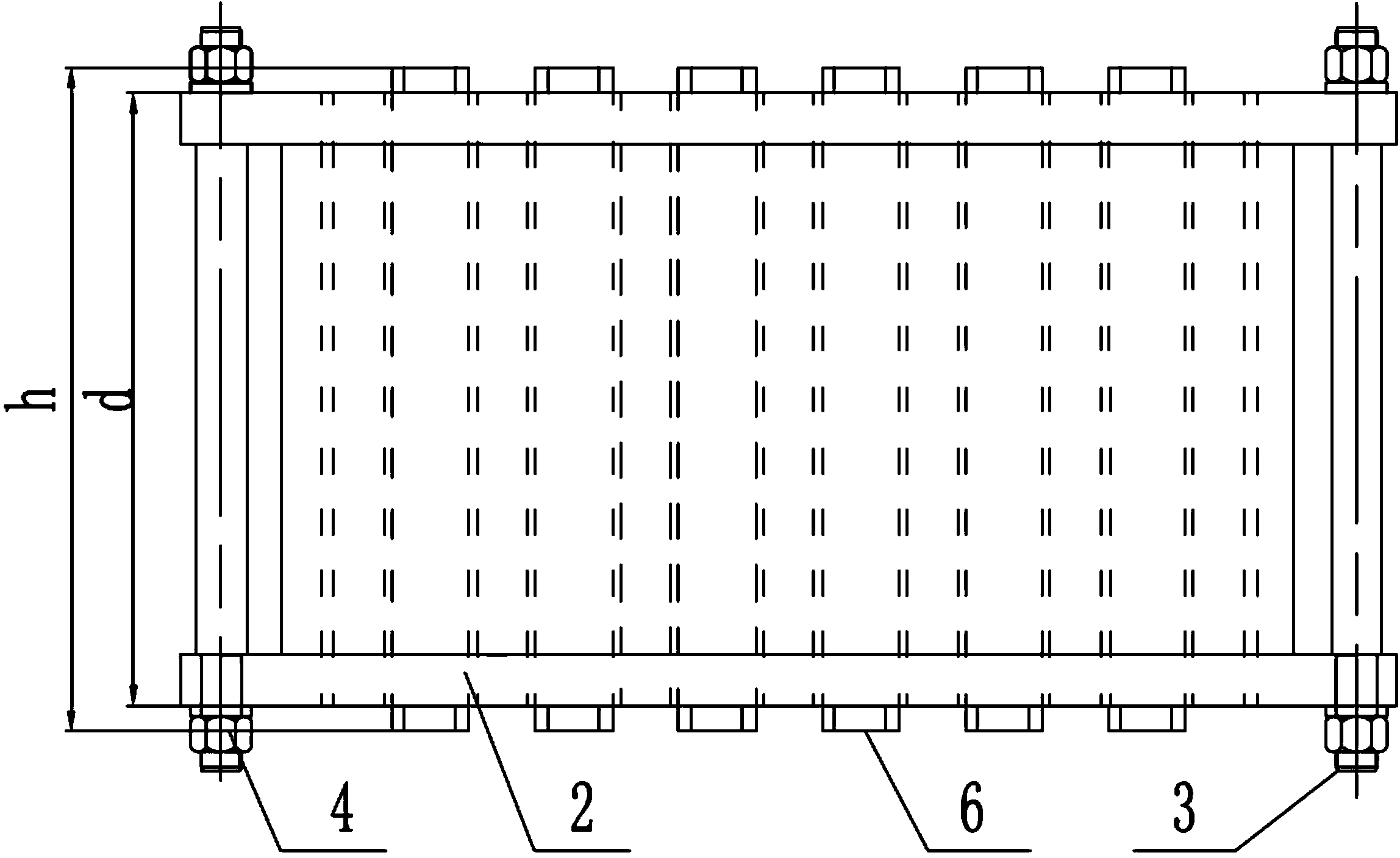 Preparation method for corrugated ceramic-based composite material flat plate