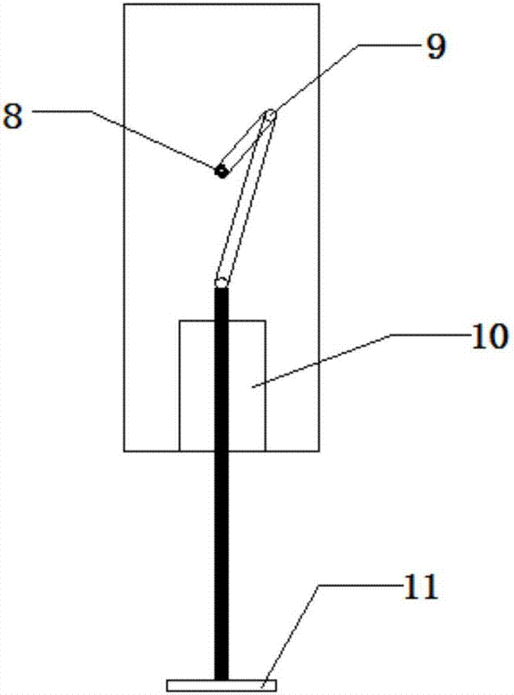 Experimental device and experimental method for simulating wave disturbance of lake