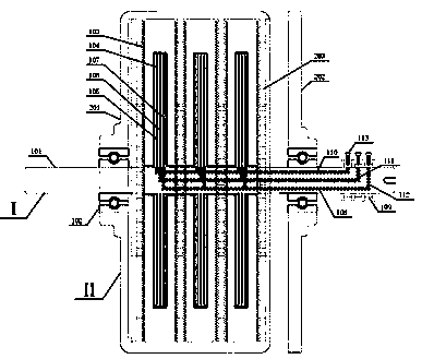 Rotation disc-type motor structure