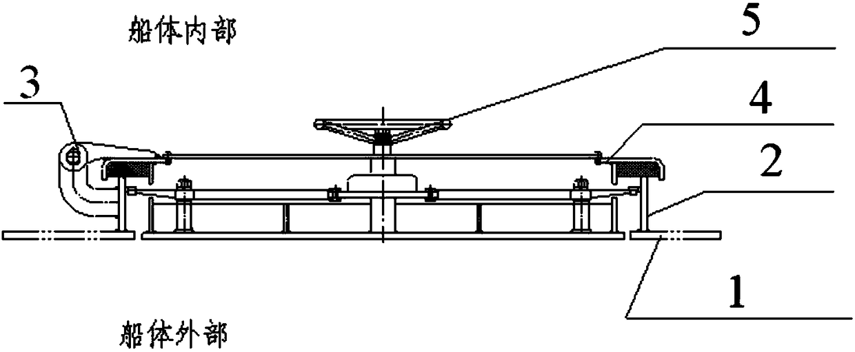 Quick opening and closing sealing cover for cable observation hole