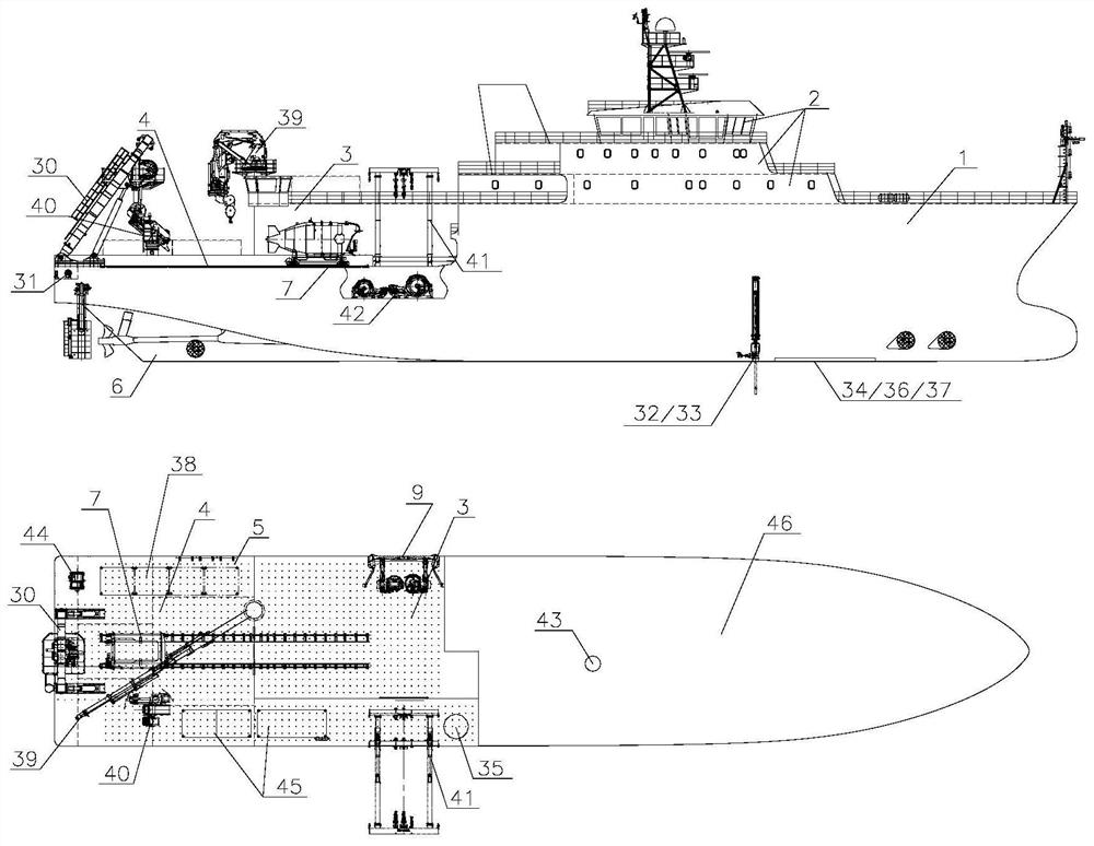 Manned submersible supporting mother ship