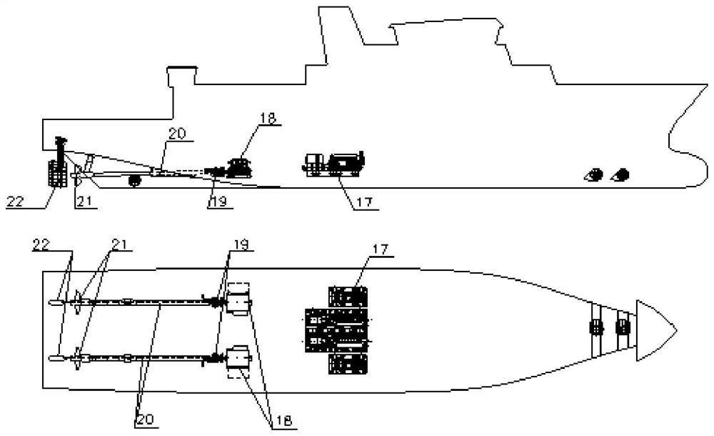 Manned submersible supporting mother ship